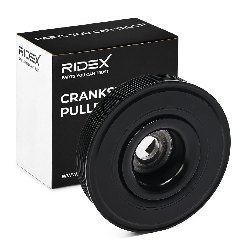 RIDEX 3213B0046 Riemenscheibe Kurbelwelle Kurbelwellenriemenscheibe 7-Rippen