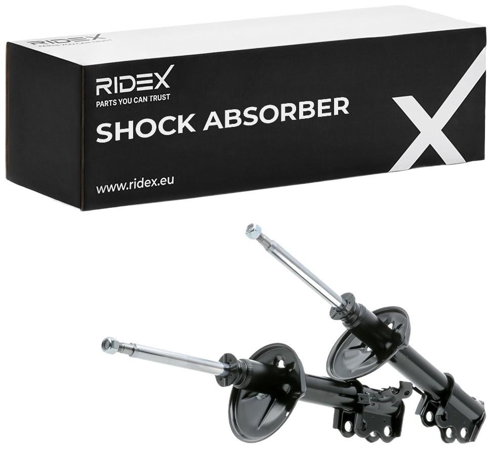RIDEX 854S2252 2x Stoßdämpfer Federbein Gasdruck Vorne für TOYOTA STARLET (EP91)