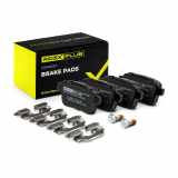 RIDEX PLUS 402B0357P Bremsbelagsatz Bremsbeläge Hinten mit Zubehör für RENAULT