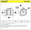 RIDEX 3926A0287 Luftmassenmesser/Luftmengenmesser LMM mit Gehäuse 4-Polig Bild RIDEX 3926A0287 Luftmassenmesser/Luftmengenmesser LMM mit Gehäuse 4-Polig