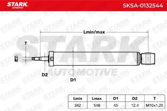 STARK SKSA-0132544 2x Stoßdämpfer Gasdruck Hinten für SUZUKI KIZASHI (FR) Bild STARK SKSA-0132544 2x Stoßdämpfer Gasdruck Hinten für SUZUKI KIZASHI (FR)