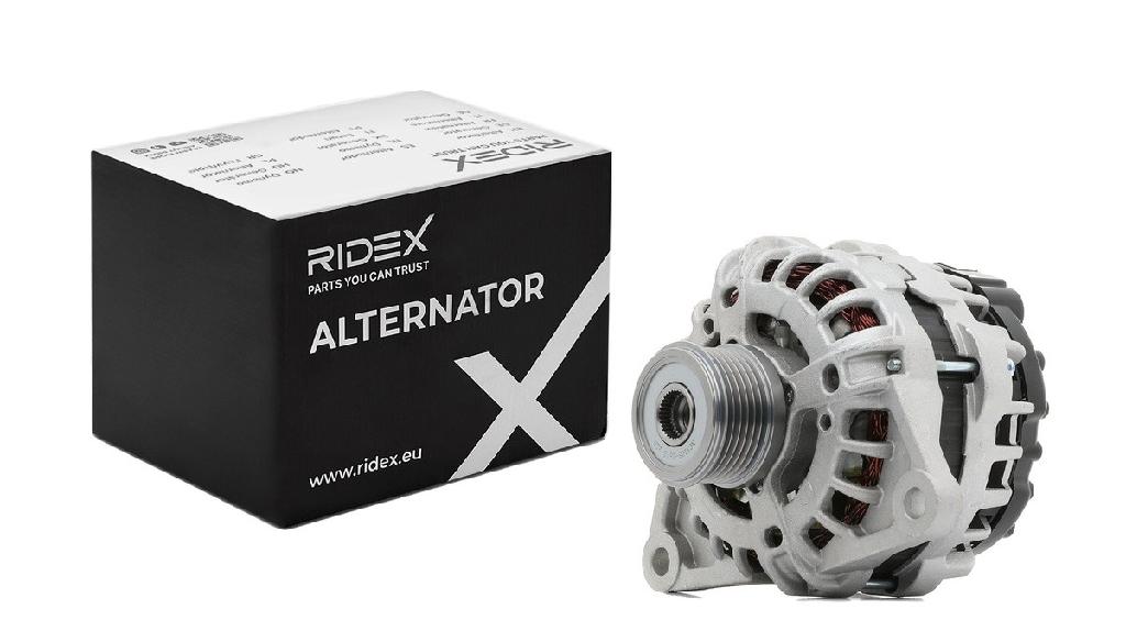 RIDEX 4G1075 Lichtmaschine 150A 14V Drehrichtung im Uhrzeigersinn mit für FIAT