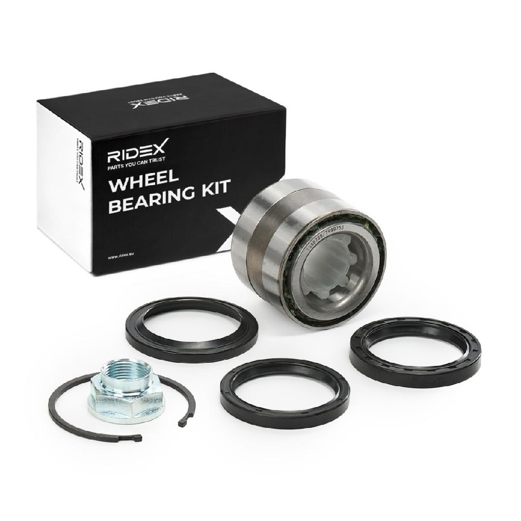 RIDEX 654W0122 Radlagersatz pro 1 Rad Hinten beidseitig zweireihig für SUBARU