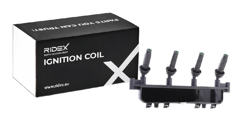 RIDEX 689C0067 Zündspule passend für PEUGEOT 207 (WA, WC) 5970A9 597074 597072