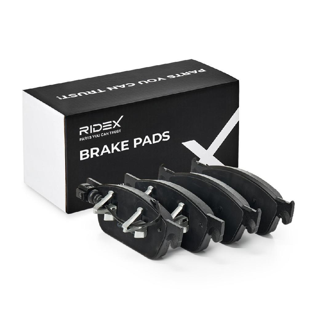 RIDEX Bremsbelagsatz Bremsbeläge Vorne für VW Transporter T5 Bus Multivan V