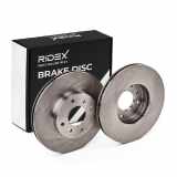 RIDEX 82B0230 2x Bremsscheiben Vorne Ø280mm Belüftet für NISSAN