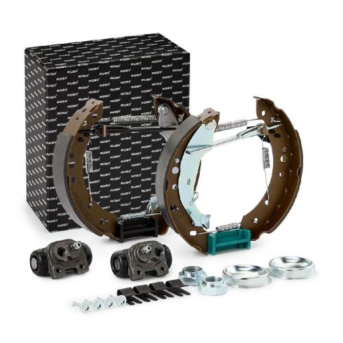RIDEX Bremsenset Trommelbremse Bremsbacken Satz mit integriertem Regler Hinten Bild RIDEX Bremsenset Trommelbremse Bremsbacken Satz mit integriertem Regler Hinten
