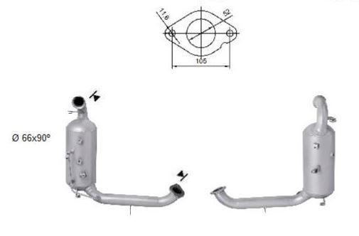 VEGAZ Rußpartikelfilter DPF Euro 4 Abgasanlage Diesel 640 FK-848AS für FORD Bild VEGAZ Rußpartikelfilter DPF Euro 4 Abgasanlage Diesel 640 FK-848AS für FORD