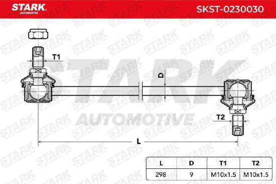 STARK 1x Koppelstange Stabilisator Vorne rechts links für OPEL für FORD Kuga Mk2 Bild STARK 1x Koppelstange Stabilisator Vorne rechts links für OPEL für FORD Kuga Mk2