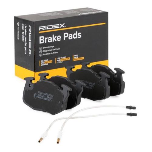 RIDEX Bremsbelagsatz Bremsbeläge Vorne passend für PEUGEOT 106 II Schrägheck Bild RIDEX Bremsbelagsatz Bremsbeläge Vorne passend für PEUGEOT 106 II Schrägheck