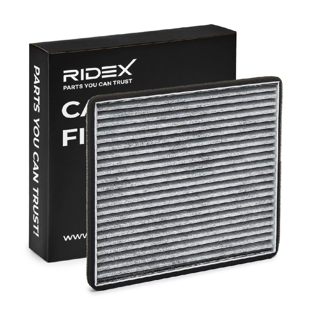 RIDEX 424I0045 Innenraumfilter Pollenfilter Aktivkohlefilter Höhe: 18 Breite: