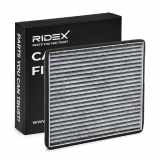 RIDEX 424I0045 Innenraumfilter Pollenfilter Aktivkohlefilter Höhe: 18 Breite: