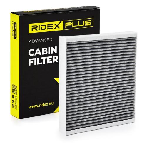 RIDEX PLUS 424I0102P Innenraumfilter Pollenfilter Aktivkohlefilter Höhe: 35 Bild RIDEX PLUS 424I0102P Innenraumfilter Pollenfilter Aktivkohlefilter Höhe: 35