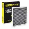 RIDEX PLUS 424I0102P Innenraumfilter Pollenfilter Aktivkohlefilter H&ouml;he: 35