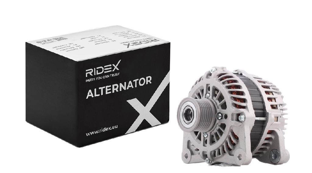 RIDEX 4G0660 Lichtmaschine 150A 12V Drehrichtung im Uhrzeigersinn mit für NISSAN
