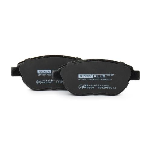RIDEX PLUS Bremsbelagsatz Bremsbeläge Vorne passend für PEUGEOT 206 Schrägheck Bild RIDEX PLUS Bremsbelagsatz Bremsbeläge Vorne passend für PEUGEOT 206 Schrägheck