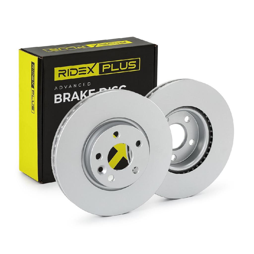 RIDEX PLUS 82B0164P 2x Bremsscheiben Vorne Ø300mm Belüftet für FORD 1379965