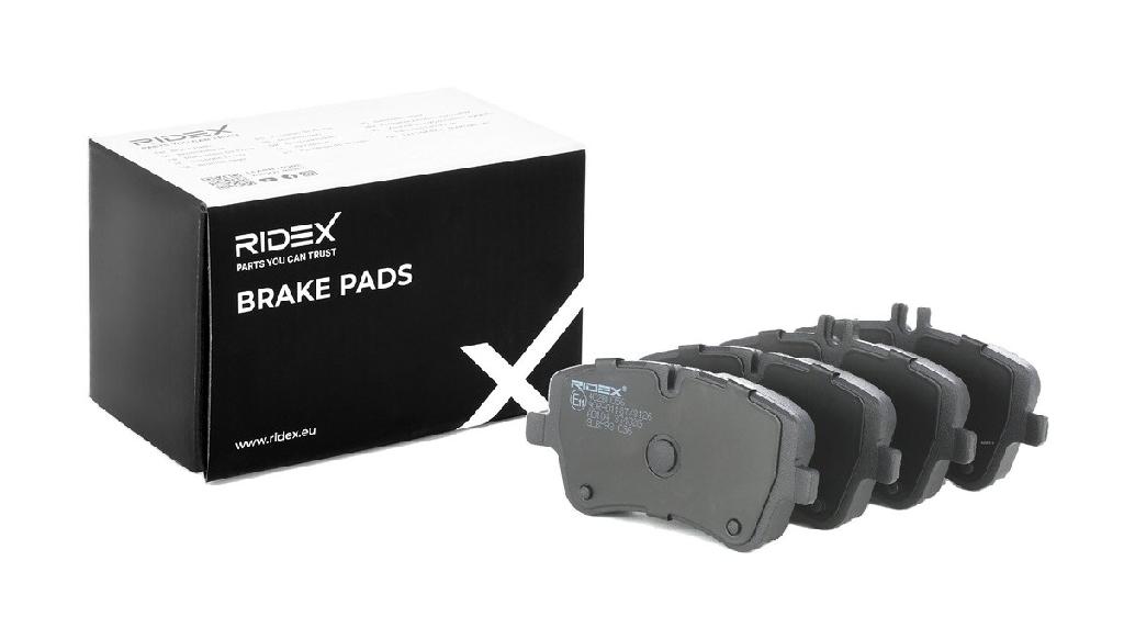 RIDEX Bremsbelagsatz Bremsbeläge Vorne passend für MERCEDES-BENZ CLK (C209)