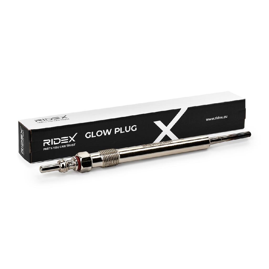 RIDEX Diesel Glühkerze Schlüsselweite: 10mm Glühkerzenausführung:Stabglühkerze
