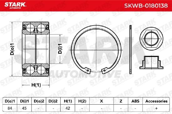STARK SKWB-0180138 Radlagersatz pro 1 Rad Vorne beidseitig für HONDA 90305692010 Bild STARK SKWB-0180138 Radlagersatz pro 1 Rad Vorne beidseitig für HONDA 90305692010