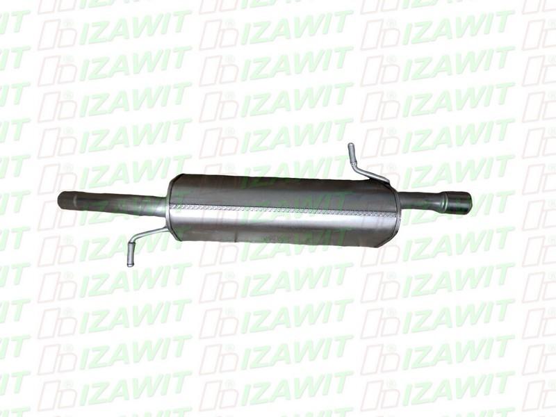 IZAWIT Endschalldämpfer Hinten passend für PEUGEOT 2008 Kombi (CU)