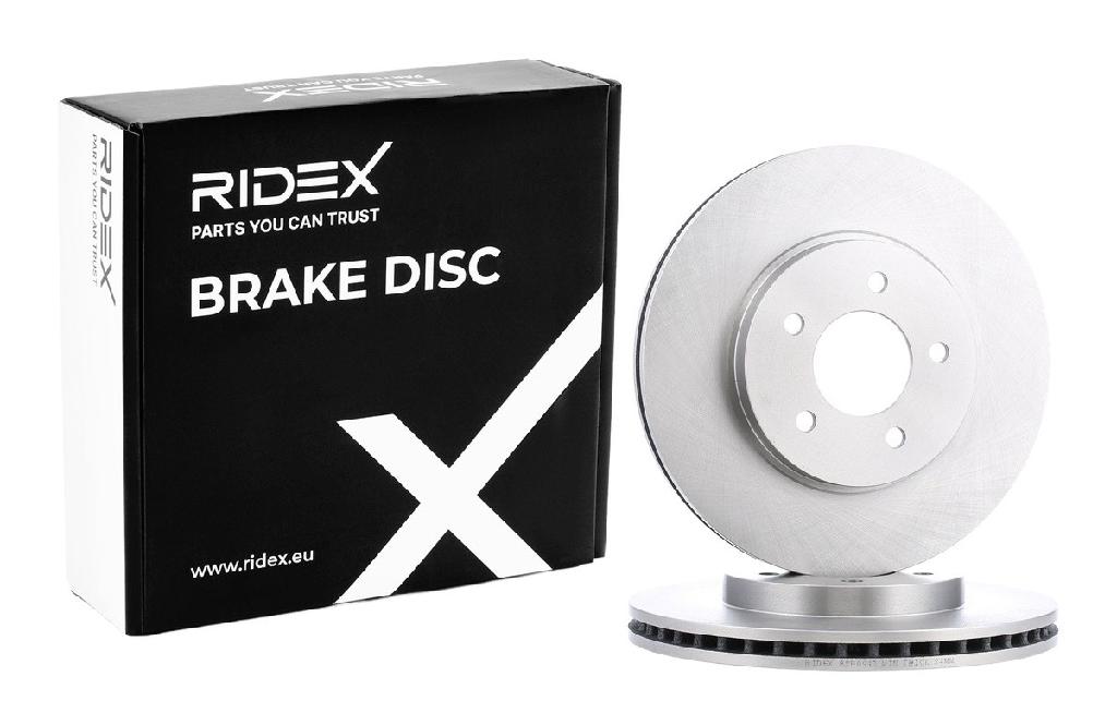 RIDEX 82B0910 2x Bremsscheiben Vorne Ø303mm Belüftet für FORD MAVERICK