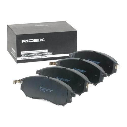 RIDEX Bremsbelagsatz Bremsbeläge Vorne für NISSAN Qashqai / Qashqai +2 I Bild RIDEX Bremsbelagsatz Bremsbeläge Vorne für NISSAN Qashqai / Qashqai +2 I