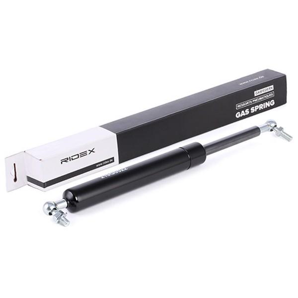 RIDEX 219G0522 Heckklappendämpfer hinten rechts Länge:350mm 1250N Hub: 100mm