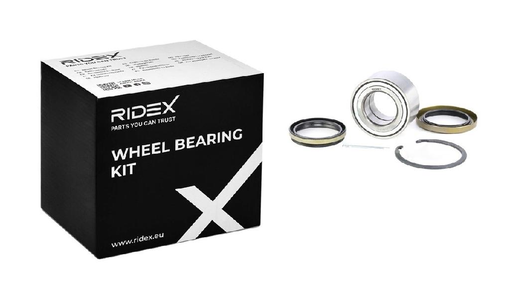 RIDEX 654W0460 Radlagersatz pro 1 Rad Vorne beidseitig für NISSAN 3885A001