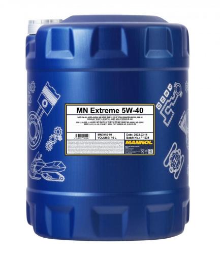 MANNOL Motoröl 5W-40 Motor Öl ACEA A3/B4 API SN API CH-4 Extreme 10L für VW Bild MANNOL Motoröl 5W-40 Motor Öl ACEA A3/B4 API SN API CH-4 Extreme 10L für VW