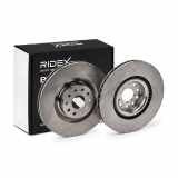 RIDEX 82B0210 2x Bremsscheiben Vorne Ø345mm Belüftet für VW 1K0615301AB