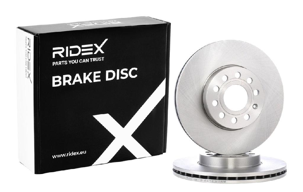 RIDEX 82B0028 2x Bremsscheiben Vorne Ø288mm Belüftet für VW 1K0615301K