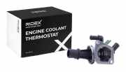 RIDEX 316T0282 Thermostat Kühlmittel Kühlwasserthermostat mit Thermostat 88°C