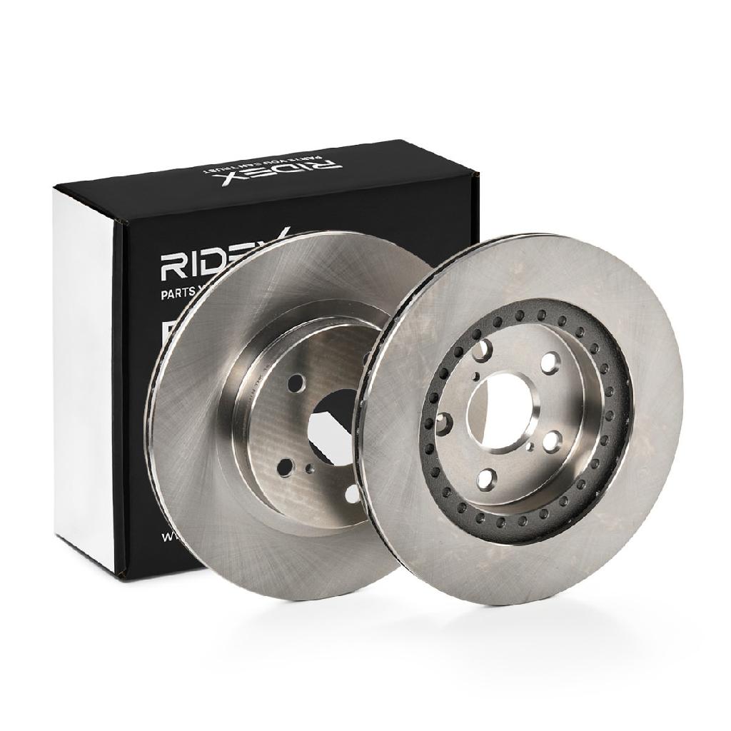 RIDEX 82B0468 2x Bremsscheiben Vorne Ø302mm Belüftet für TOYOTA RAV 4 I