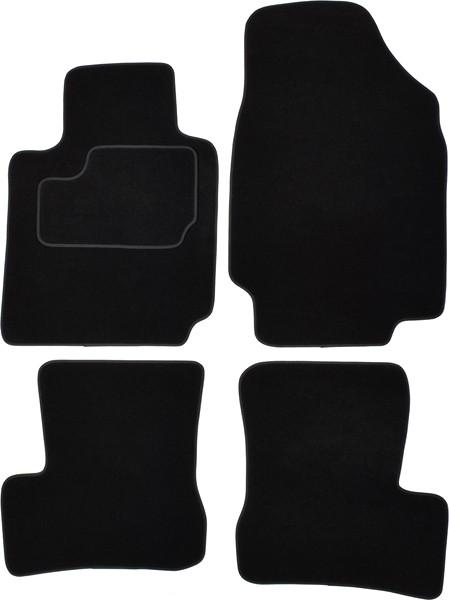 CUSTOPOL NIS85S Fußmatten Set Vorne und Hinten für NISSAN MICRA III (K12)