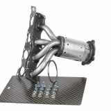 RIDEX 429C0205 Katalysator Kat mit Anbauteilen mit Abgaskrümmerdichtung(en)