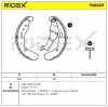 RIDEX Bremsbacken Satz für Trommelbremse Hinten mit Hebel für OPEL AGILA 70B0211 Bild RIDEX Bremsbacken Satz für Trommelbremse Hinten mit Hebel für OPEL AGILA 70B0211