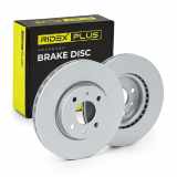 RIDEX PLUS 82B0067P 2x Bremsscheiben Vorne Ø257,2mm Belüftet für FIAT PANDA