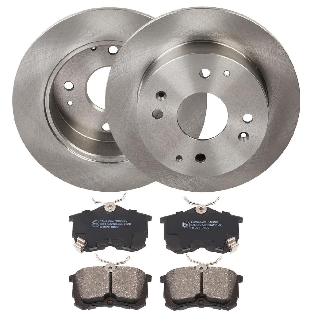RIDEX Bremsenset Hinten Ø260,0mm - Bremsscheiben und Beläge für HONDA