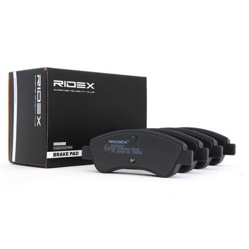 RIDEX Bremsbelagsatz Bremsbeläge Vorne für OPEL Corsa F passend für PEUGEOT 207 Bild RIDEX Bremsbelagsatz Bremsbeläge Vorne für OPEL Corsa F passend für PEUGEOT 207