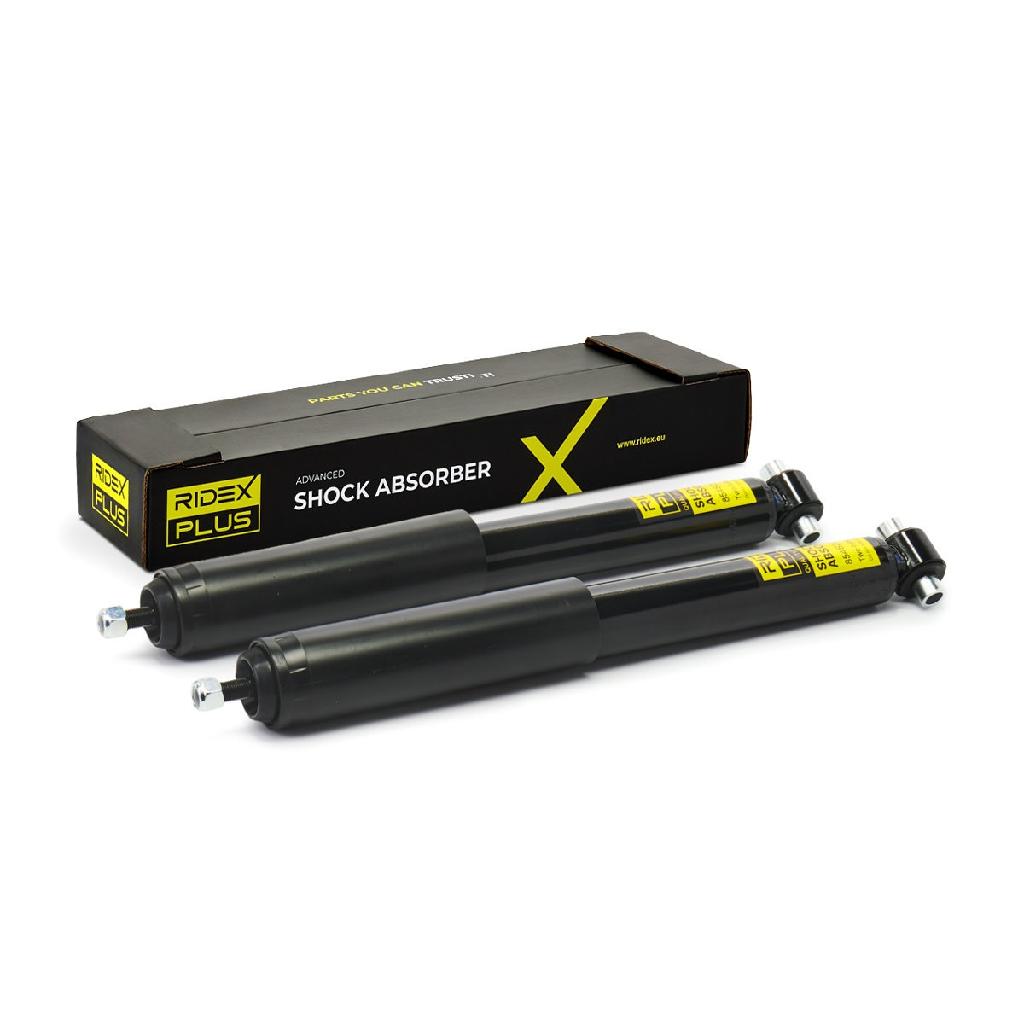 RIDEX PLUS 854S19301P 2x Stoßdämpfer Gasdruck Hinten passend für PEUGEOT