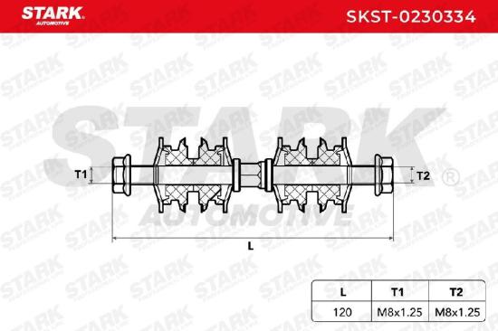 STARK 1x Koppelstange Stabilisator Vorne beidseitig für TOYOTA STARLET (EP91) Bild STARK 1x Koppelstange Stabilisator Vorne beidseitig für TOYOTA STARLET (EP91)