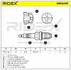 RIDEX 686S0081 Zündkerze Spanner Size: 16 mm Gewindelänge: 19 für VW Golf 5I Bild RIDEX 686S0081 Zündkerze Spanner Size: 16 mm Gewindelänge: 19 für VW Golf 5I