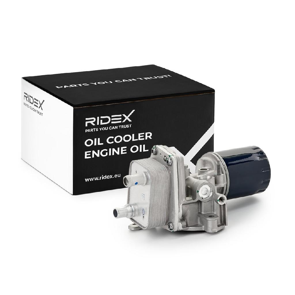 RIDEX 469O0234 Ölkühler Motoröl Kühler mit Ölfiltergehäuse mit Filter für FORD