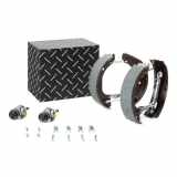 RIDEX Bremsenset Trommelbremse Bremsbacken Satz Hinten für FIAT Ducato Bus