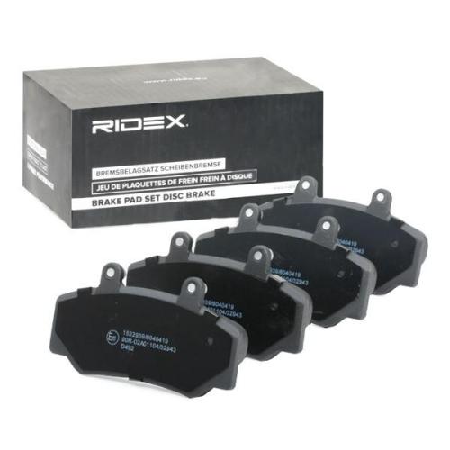 RIDEX Bremsbelagsatz Bremsbeläge Vorne für VOLVO 940 Kombi (945) 740 Kombi (745) Bild RIDEX Bremsbelagsatz Bremsbeläge Vorne für VOLVO 940 Kombi (945) 740 Kombi (745)
