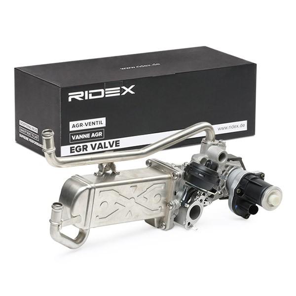 RIDEX Abgaskühler AGR-Modul 4198E0002 elektrisch mit AGR-Ventil 12 für VW