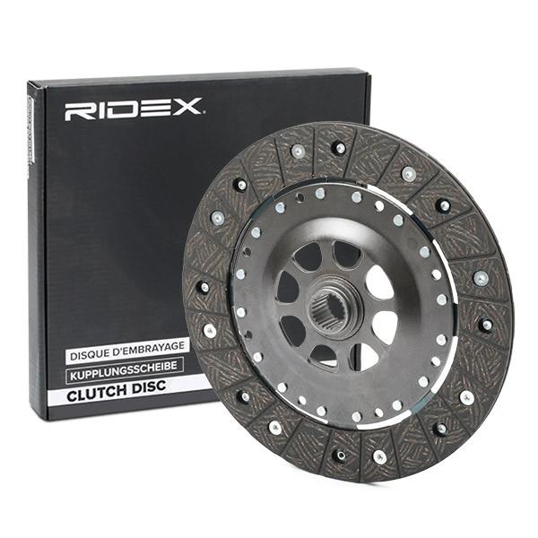 RIDEX Kupplungsscheibe für VW Golf 5II Schrägheck (5G1, BQ1, BE1, BE2)