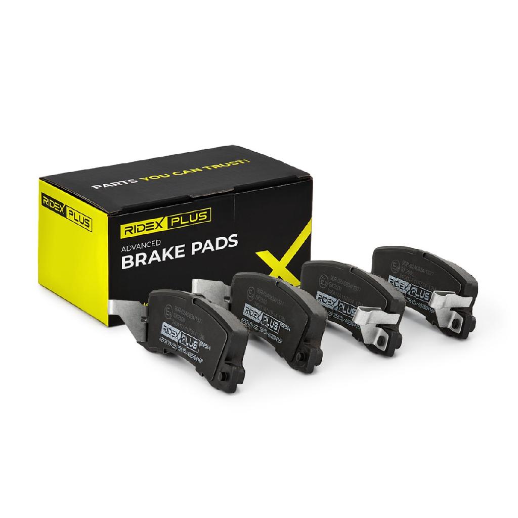 RIDEX PLUS Bremsbelagsatz Bremsbeläge Hinten für OPEL Corsa B Schrägheck (S93)