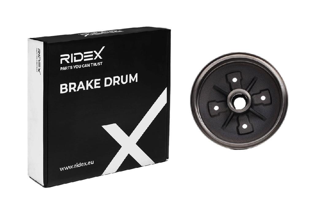 RIDEX 123B0165 Bremstrommel Vorne InnenØ230,0mm AußenØ262,0mm für VW